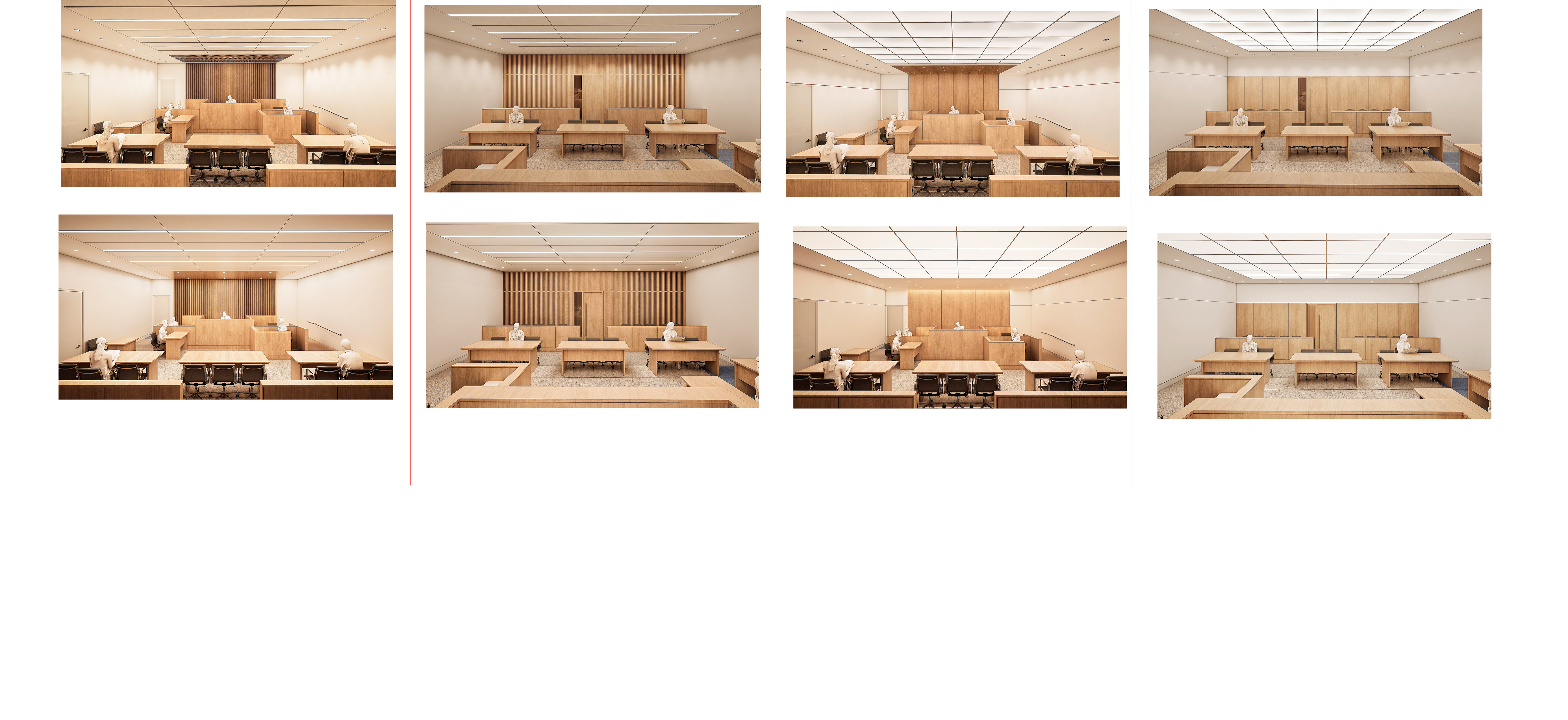 Courtroom design studies