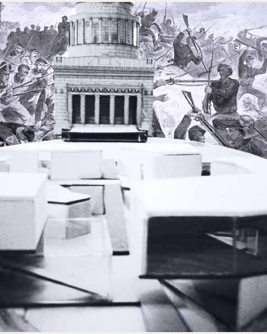 Archived Portfolio — Visitor Center Addition & The Archives, Ulysses S. Grant Memorial study model