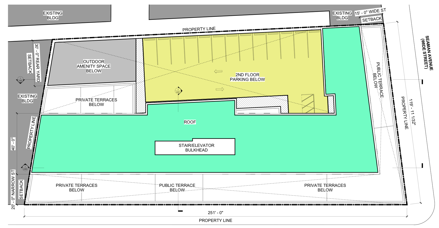 Redevelopment site plan